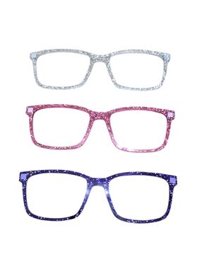 Pair Eyewear The Kirby Magnetic Toppers Glitter Set Of 3